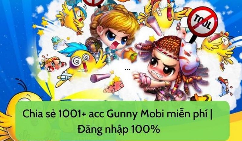 888+ Acc Gunny Vip miễn phí, Tặng Nick Gunny Mobile Free
