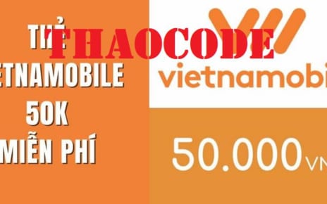 thẻ cào Vietnamobile miễn phí