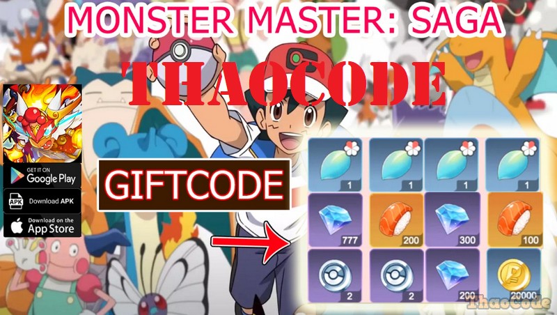 Code Monster Master: Saga mới nhất tháng 12/2024, Hướng dẫn nhập Giftcode