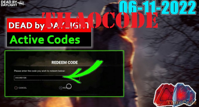 Code Dead By Daylight mới nhất tháng 12/2024, Cách nhập code