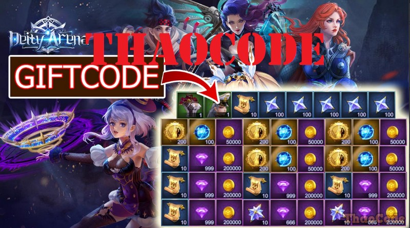 Code Deity Arena Mobile mới nhất, Hướng dẫn đổi Giftcode