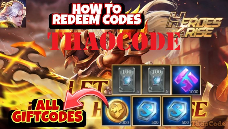 Code Heroes Arise mới nhất tháng 05/2024, Cách nhập Giftcode Heroes Arise