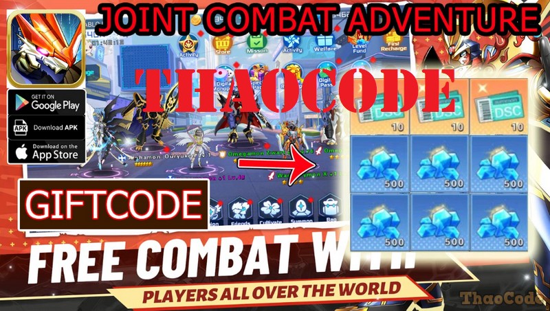 Code Joint Combat Adventure mới nhất tháng 12/2024, Hướng dẫn nhập Giftcode