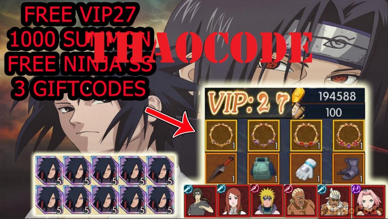 Code Naruto 3D mới nhất tháng 12/2024 và cách nhập giftcode game Naruto 3D