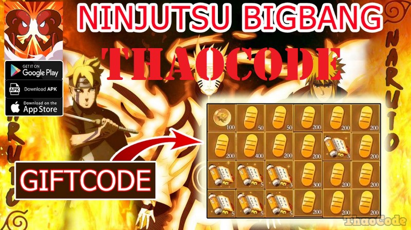 Code Ninjutsu Bigbang mới nhất tháng 05/2024 và các bước nhập Giftcode