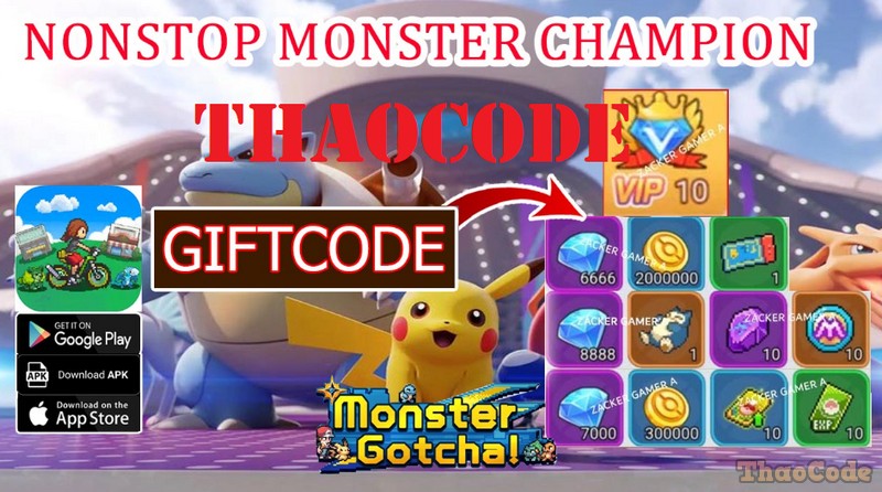 Tổng hợp Code Nonstop Monster Champion mới nhất tháng 12/2024