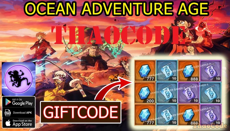 Code Ocean Adventure Age mới nhất tháng 12/2024, Cách nhập code