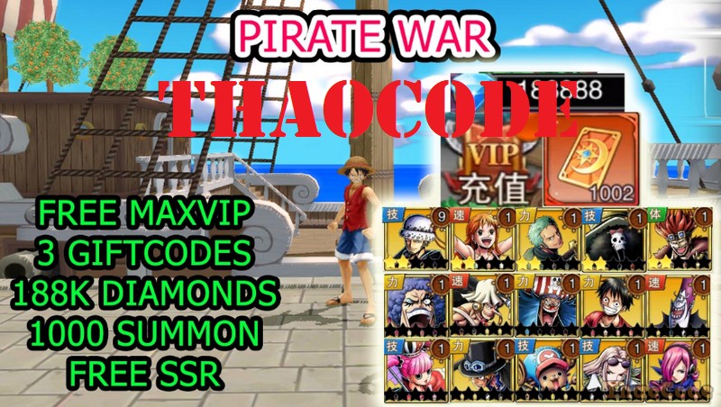 Code OP Pirate War mới nhất và cách nhập Code