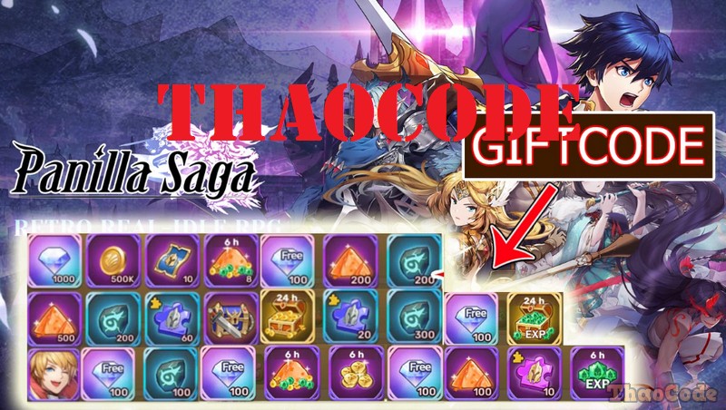 Code Panilla Saga SEA mới nhất tháng 12/2024, Nhập Giftcode nhận quà