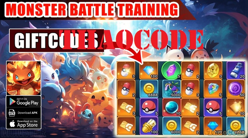 Code Monster Battle Training mới nhất, Cách đổi Giftcode