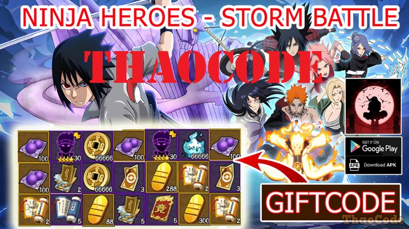 Code Ninja Heroes: Storm Battle mới nhất và cách nhận quà