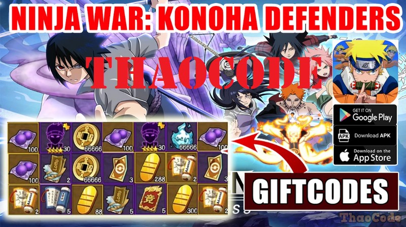 Code Ninja War: Konoha Defenders mới nhất và cách nhập code